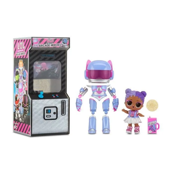 L.O.L. Surprise - Boys Arcade Heroes - Mini Poupée Garçon - 7,5cm - Modèle Aléatoire à Collectionner-1