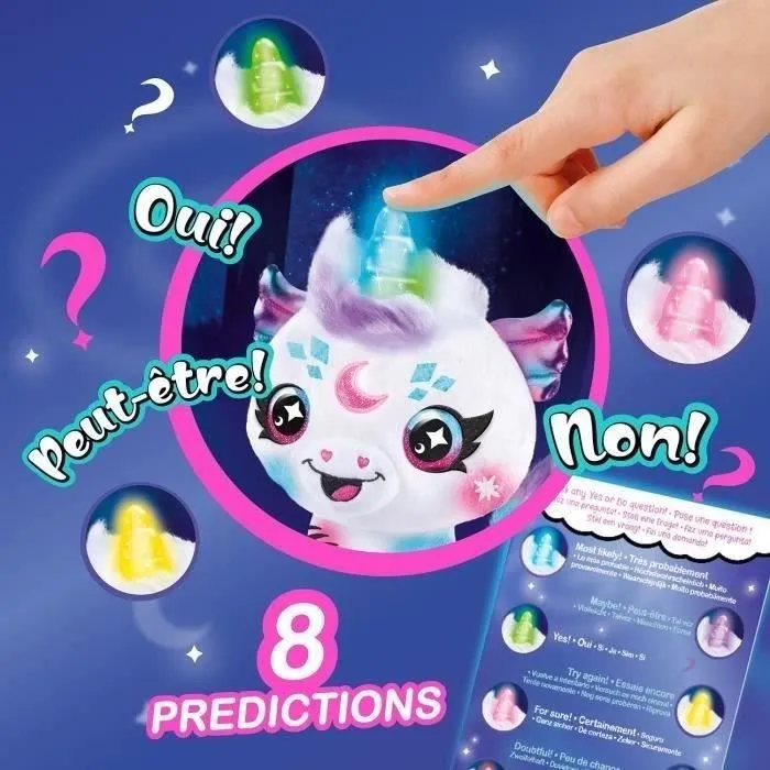 Canal Toys - Airbrush Plush - Peluche Licorne Cosmique à personnaliser avec corne lumineuse - AIR 028-2