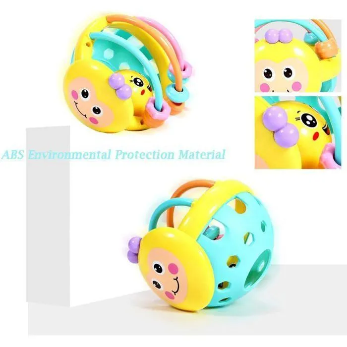 Jouets éducatifs - Jouets Bébé - Jouets D'éducation Précoce - Hochet en caoutchouc souple - jouet d'abeille - jouet sans BPA-3