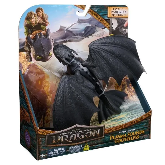 SPIN MASTER FIGURINE DRAGON SONORE 25 CM KROKMOU Dragons Movie-5