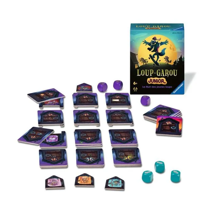 Jeu d ambiance Ravensburger Loup Garou Junior-1