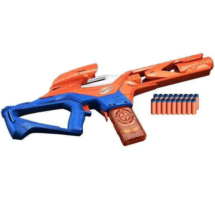 Nerf NSeries blaster Pinpoint à fléchette, Inclut 18 Fléchettes en Mousse N1, Dès 8 Ans-2