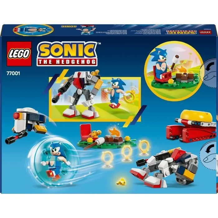 LEGO Sonic the Hedgehog 77001 Conflit au feu de camp de Sonic Jouet pour enfants dès 7 ans-5