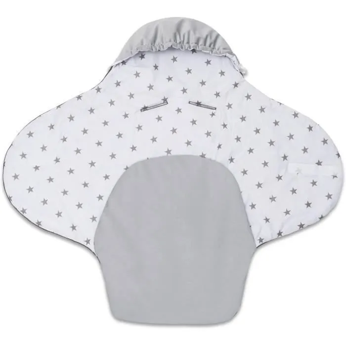 Bellochi Nid D'ange Bebe - Couverture pour Nacelle Poussette Landau Siège Auto - Chanceliere Universelle - - Nunki Star-2