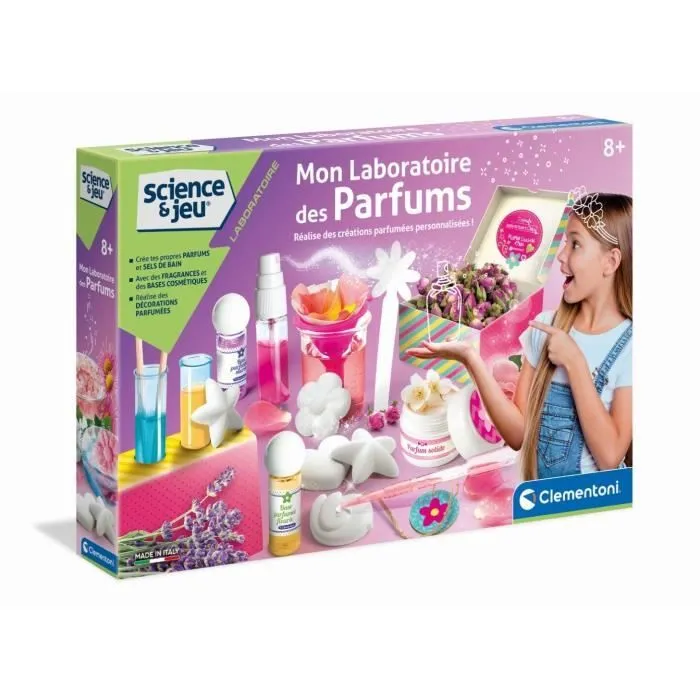 Kit création de parfums - CLEMENTONI - Mon laboratoire des parfums - Pour enfants à partir de 8 ans-0
