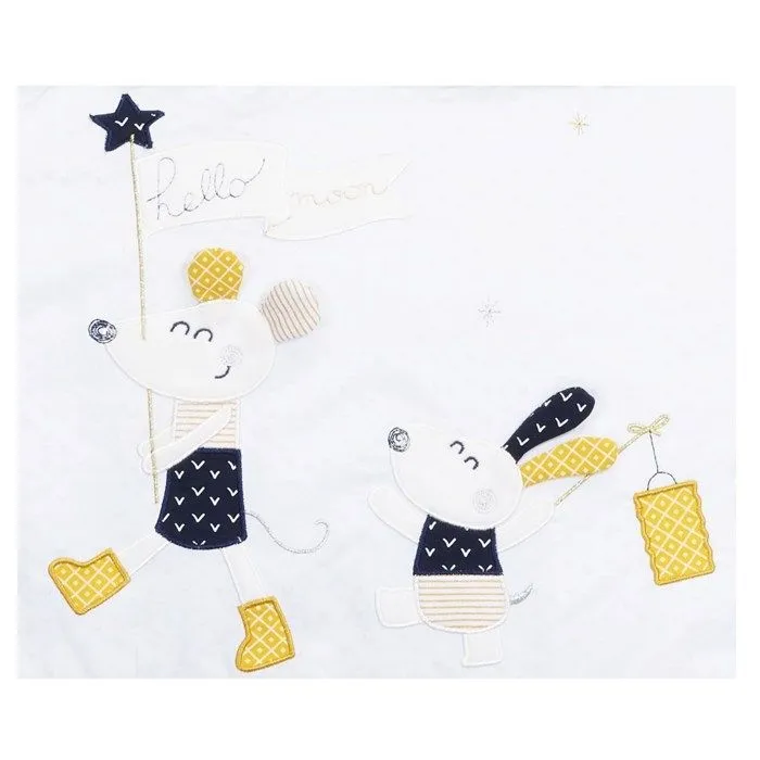 Tour de lit en coton blanc - SAUTHON - HELLO - Bébé - 120x60 ou 140x70-2