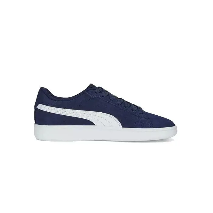 Baskets - PUMA - Smash 3.0 Sd Jr - Cuir velours - Semelle caoutchouc - Mixte enfant-2