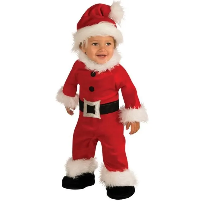 Déguisement de Père Noël Rouge pour bébé - RUBIE'S - Mixte - Couleur Rouge - Age à partir de 6 ans-0