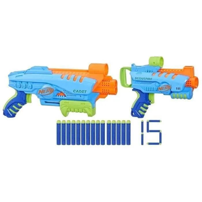 Jeu de tir - NERF - Nerf Elite Jr Ultimate Starter Set - Mixte - Multicolore - 6 ans-0