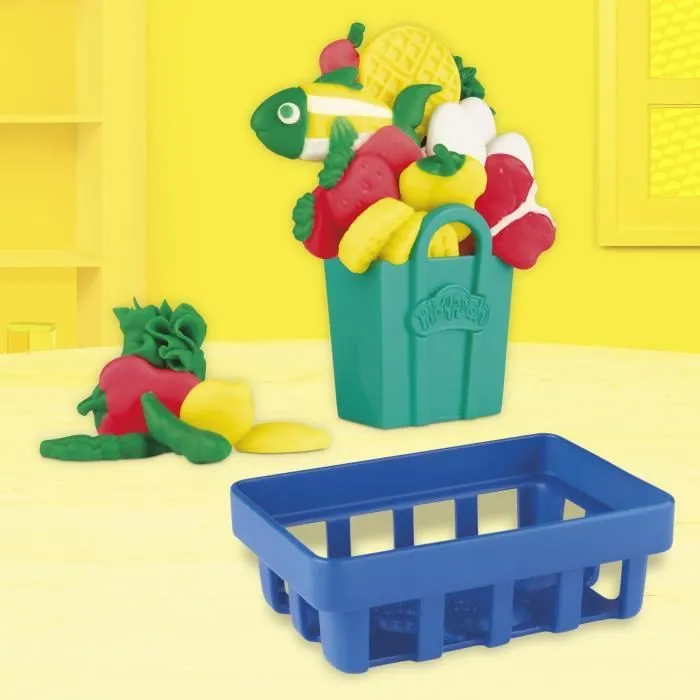 PLAY-DOH Caisse enregistreuse - avec 4 pots de pâte à modeler atoxique - Les classiques-4