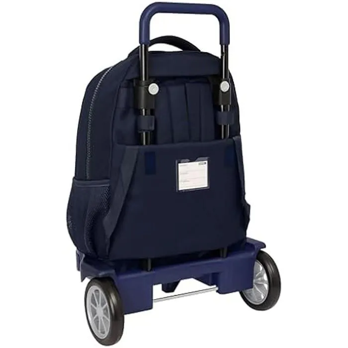 Sac à Dos à roulettes - SAFTA - Real Madrid 2e équipe 24/25 - Compact évolution - Amovible - Idéal pour Enfants-1