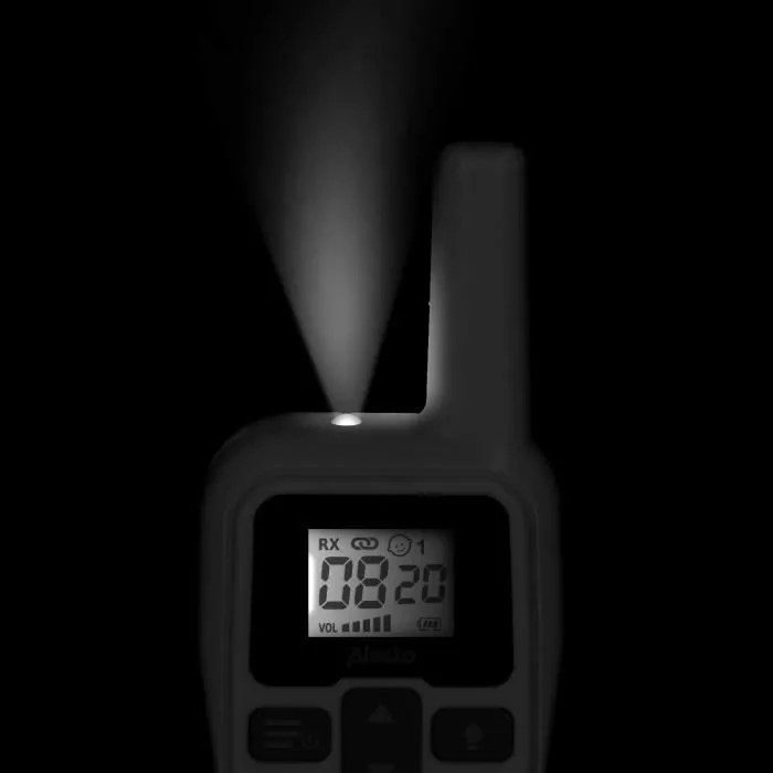 Babyphone - ALECTO - DBX-80 - Grande portée 3000m - Blanc/Anthracite-3