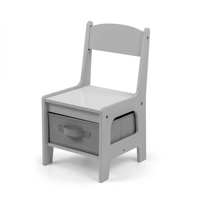 Table et chaises - MILLY MALLY - Sven - Gris - 2 places - Bureau - Rectangulaire-3