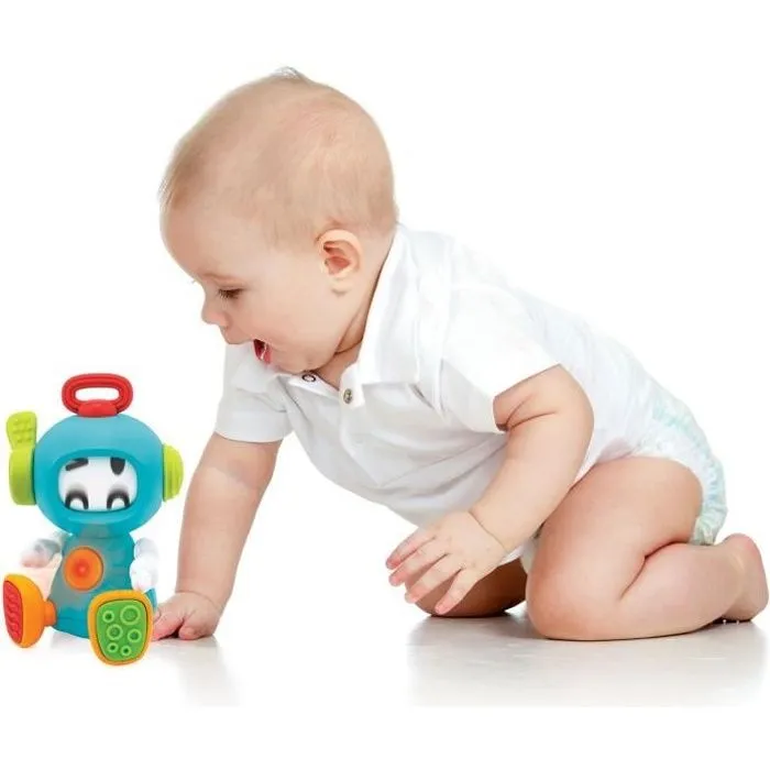 Jouet - INFANTINO - Senso' Elasto Robot - Robot sonore et musical pour bébé de 6 mois et plus-0