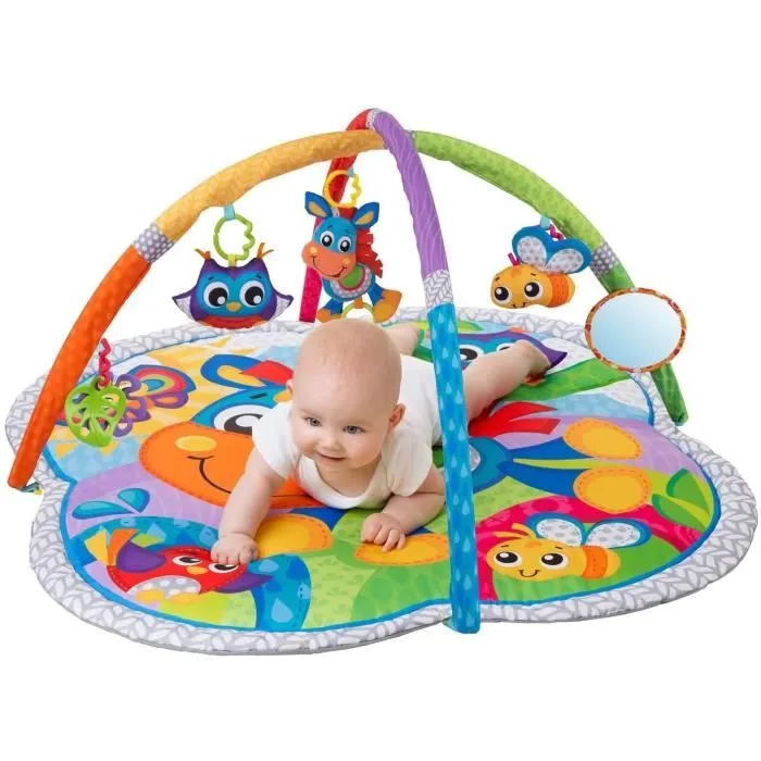 Playgro Tapis de Jeu à Quatre Pattes Cheval Clip Clop, Tapis Musical, Dès la naissance, Multicolore, 40203-1