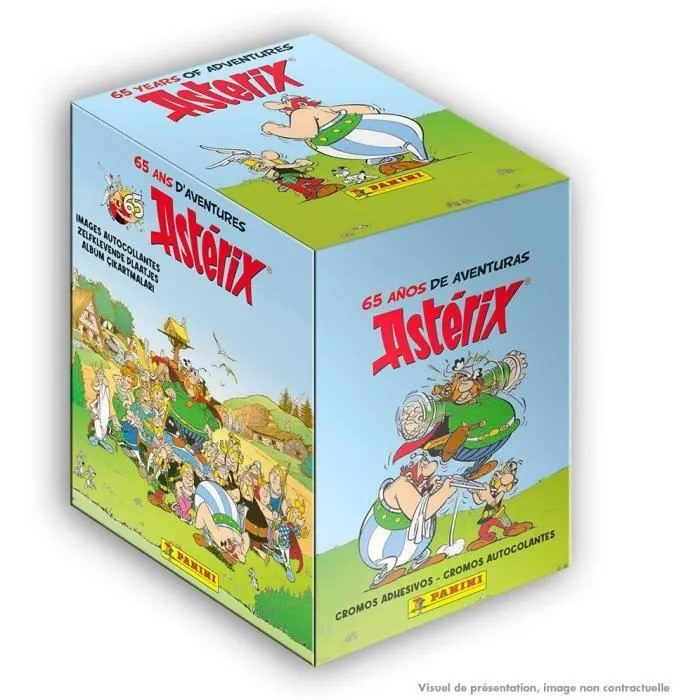 Boîte de 36 pochettes - PANINI - Astérix (65ème anniversaire) - 180 stickers-0