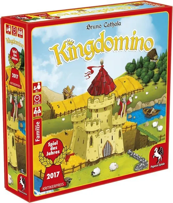 Dominos Pegasus spiele - 57104G - 57104 G - King Domino, Jeu de l'annee 2017-0