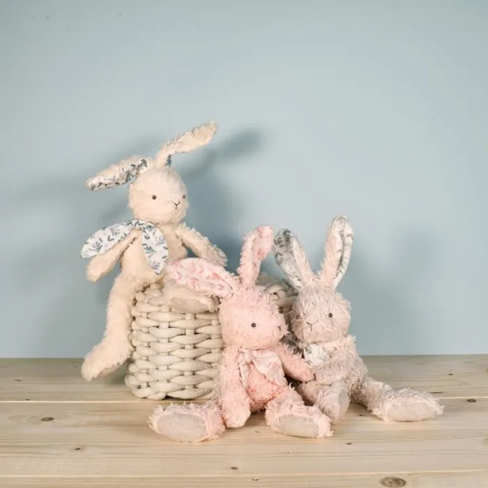 Peluche Lapin Blanc en coton Bio - DOUDOU ET COMPAGNIE - Plush - A partir de 0 mois - Mixte-1