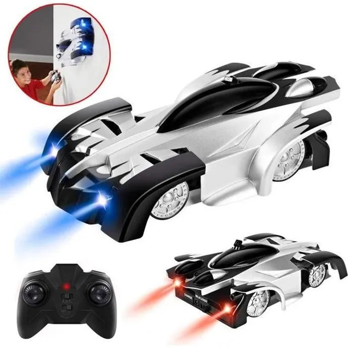 Voiture RC Mur Grimpeur Rapide - TD®RC - Noir - Jouet pour Garçon 8 Ans - Cadeau Anniversaire Noël-0