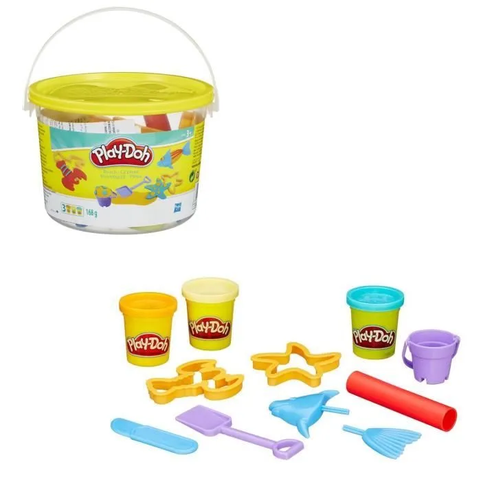 PLAY-DOH - Pâte à modeler - Mini Baril (1 pot aléatoire) - Multicolore - 3 ans et plus-2