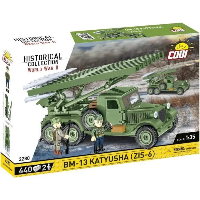 Maquette - COBI - 2280 - BM-13 KATYUSHA - Plastique - Pour enfants à partir de 8 ans-0