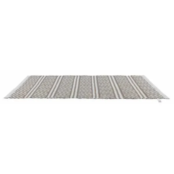 WENKO Tapis de bain Shaki, tapis salle de bain antidérapant, en bouteille plastique recyclée, Polyester, 50x80 cm, multicolore-1