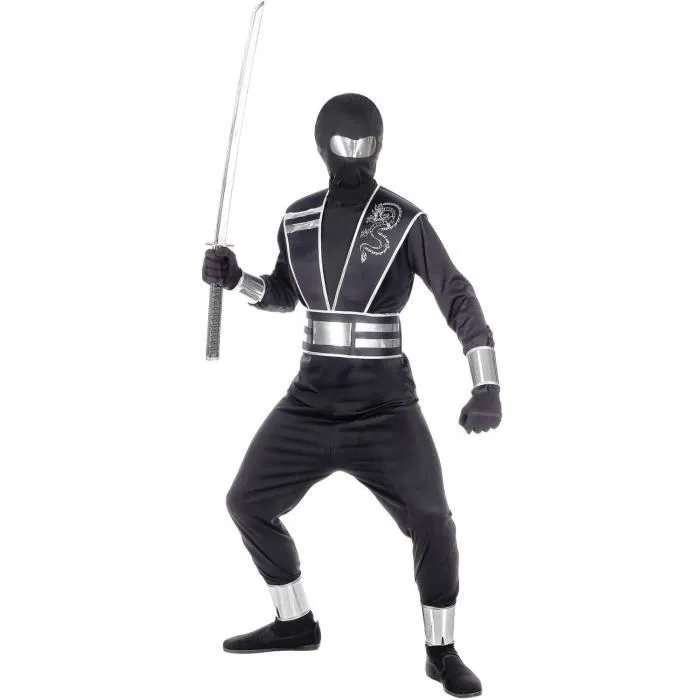 Déguisement Mirror Ninja - Garçon - 5/7 ans (108 à 120cm) Coloris Unique-1