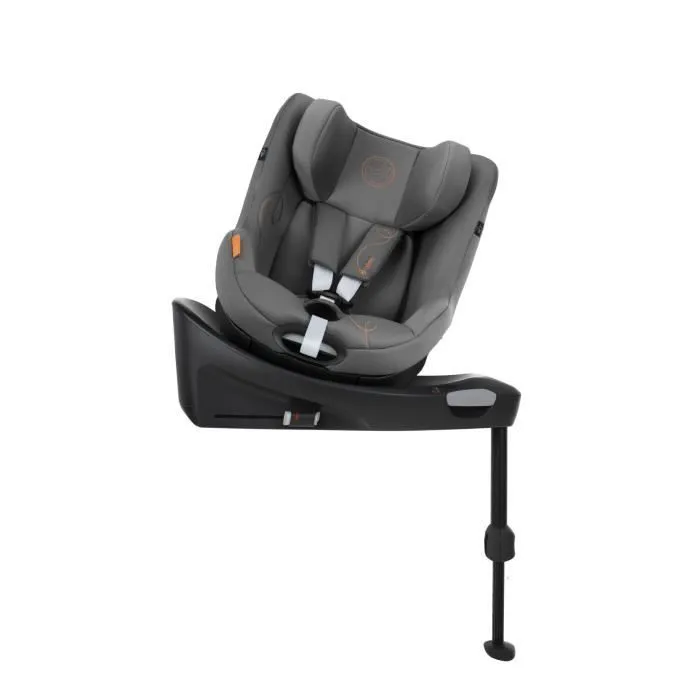 Siège auto isofix CYBEX SIRONA Gi i-Size - Groupe 0+/1 - Rotation 360° - Harnais 3 points - Face et dos route - Lava Grey-2