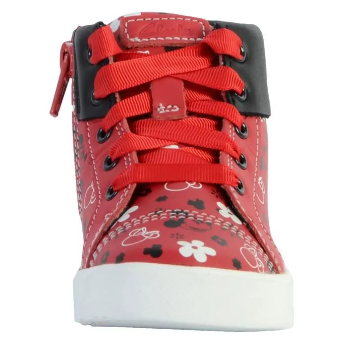Basket Montante Cuir  Clarks City Mouse - T Rouge-3