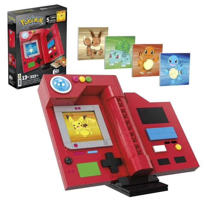 MEGA-Pokémon-Pokédex de la région de Kanto-322 pièces HYM37-0