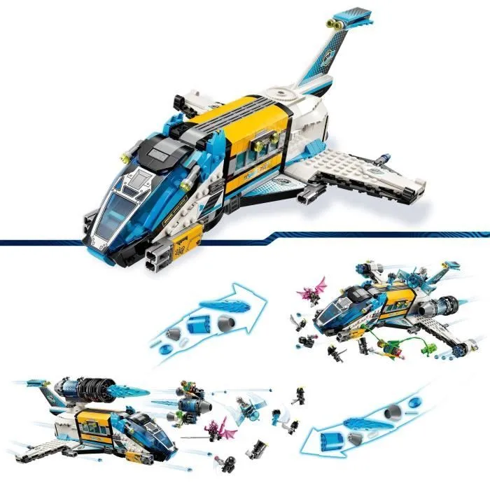 LEGO® DREAMZzz 71460 Le Bus de l’Espace de M. Oz, Jouet de Vaisseau Spatiale 2-en-1, avec Z-Blob-2