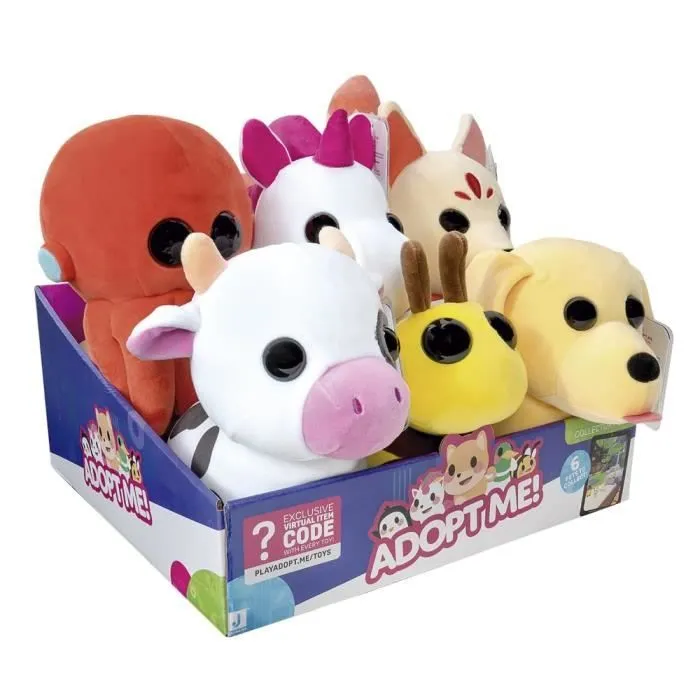 Peluches - Roblox - AME0003 - Assortiment - Personnages Adopt Me! - Mixte, 3 ans et plus-0