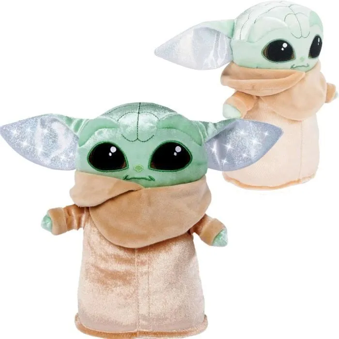 Mascotte Star Wars Grogu Baby Yoda Platinum Mandalorian 25 cm Disney-0