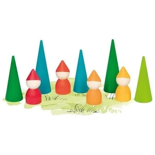 Jeu D'apprentissage - La Foret des Lutins en Bois - Jeu libre-0
