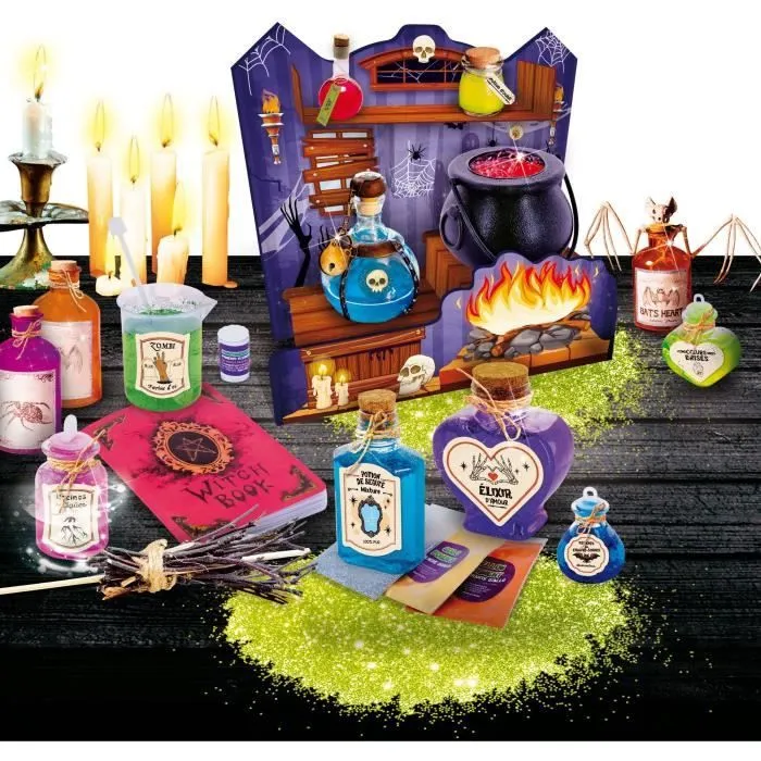 Kit magique - LISCIANI - Crazy Science - Maison des sorcières - Expériences et potions - Découvertes originales-1