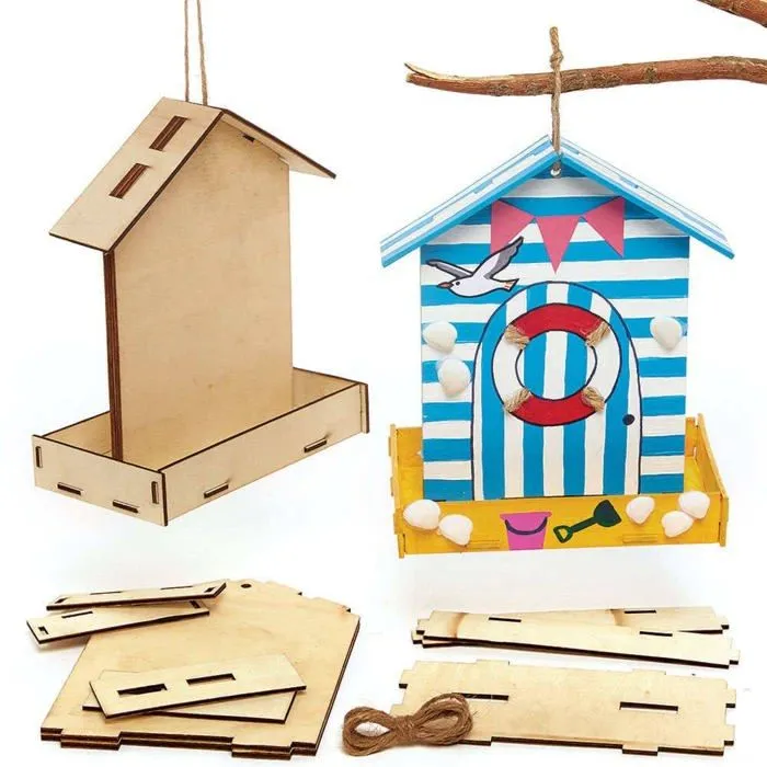 Baker ross - FC687 - Mangeoire Oiseaux a Fabriquer - Lot de 2, Activites Manuelles pour Enfants (), Taille unique-0