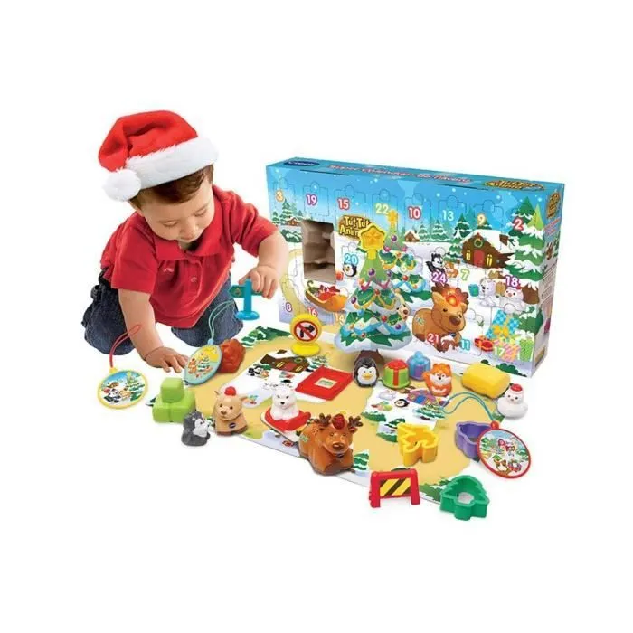 Calendrier de l'avent Tut Tut Animo - VTECH - 24 pièces et un animal électronique - Mixte - A partir de 12 mois-2