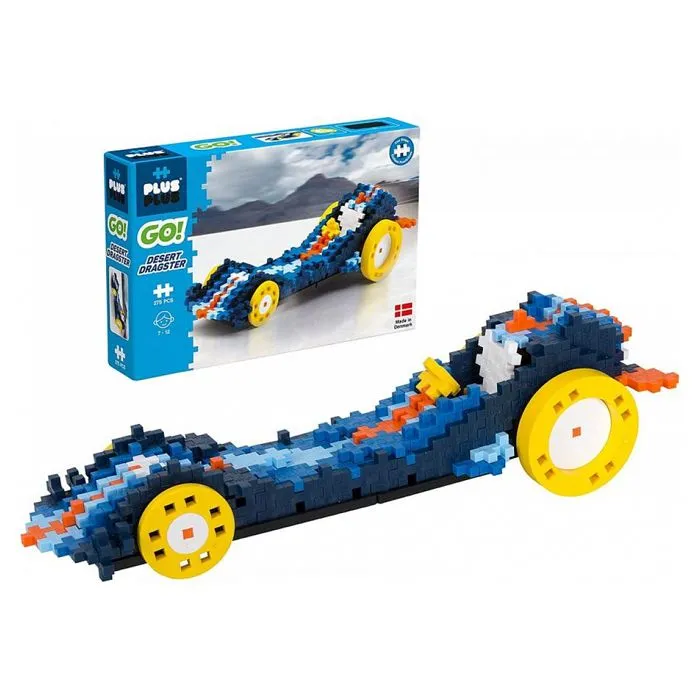 Pack Mini 275 pièces modèle GO desert dragster - Plus Plus-0