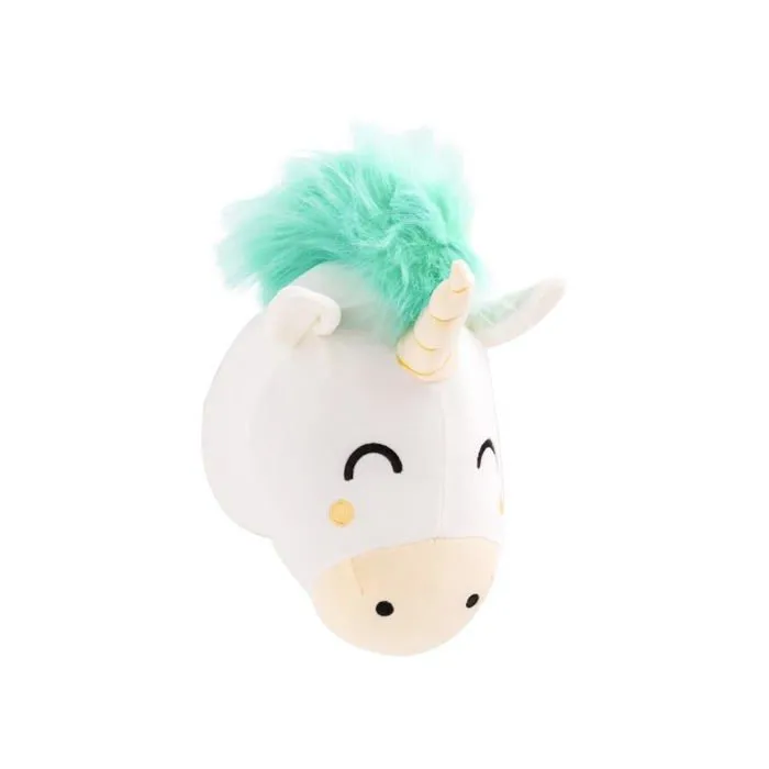 Peluche Mr. wonderful - WOA2211770SMZ1 - Tete Licorne, Polyester, Multicolore, Standard-1