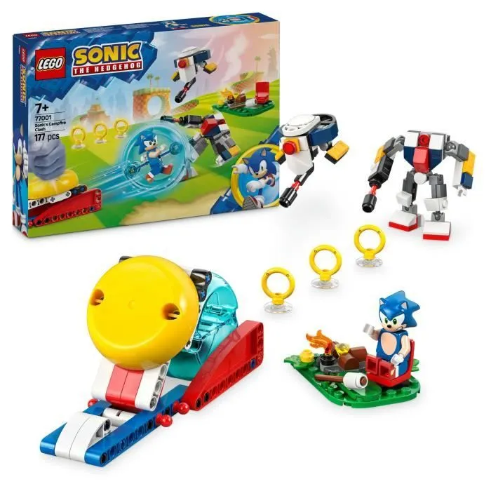 LEGO Sonic the Hedgehog 77001 Conflit au feu de camp de Sonic Jouet pour enfants dès 7 ans-0