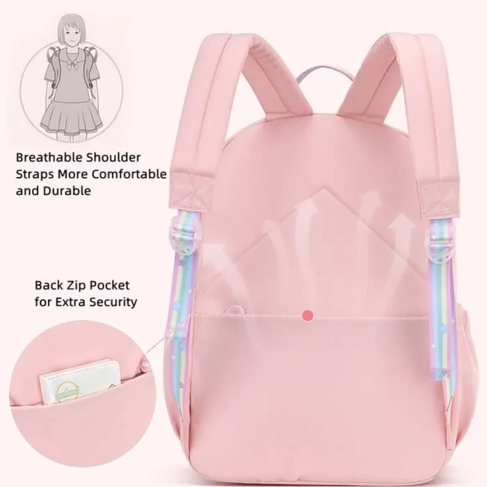 Cartable pour Filles Sac à Dos Enfant Scolaire Sac D'ecole Adolescentes Collège-3