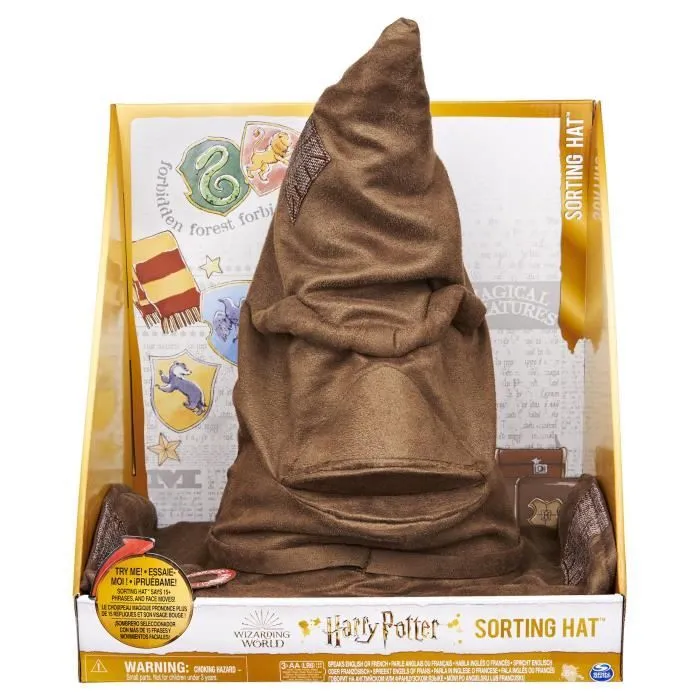 Chapeau Magique Interactif - Wizarding World - Choix de Maison - Gryffondor - Serpentard - Serdaigle - Poufsouffle-4