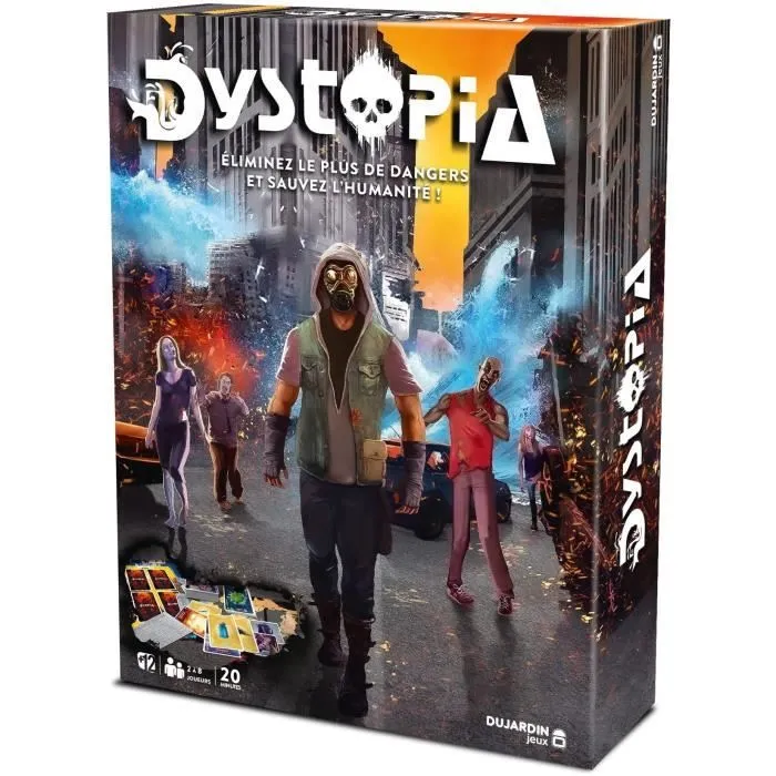 Jeu de carte - DUJARDIN - Dystopia - Jeu d'ambiance - 60 min - A partir de 12 ans-0