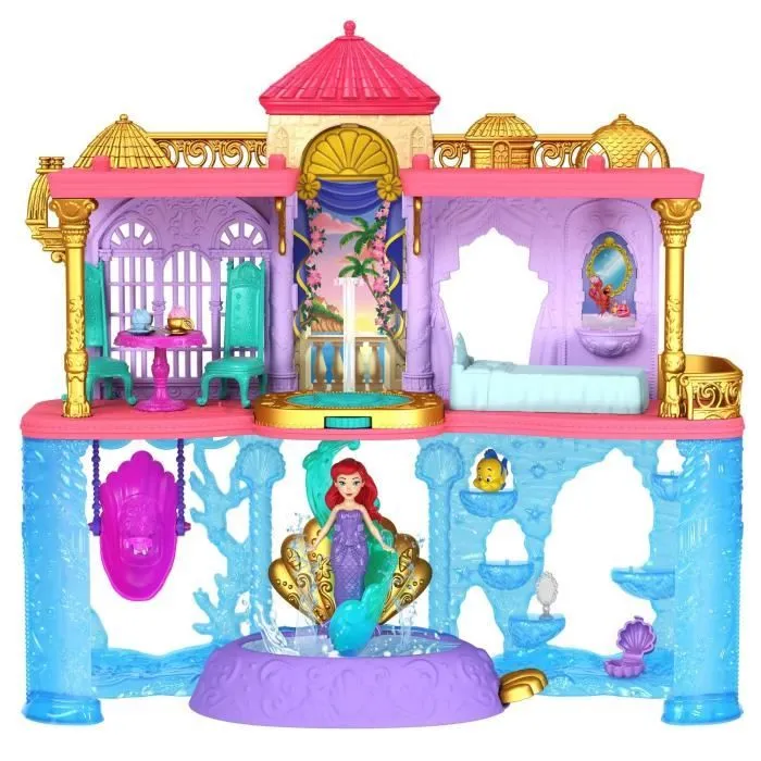 Disney-Princesses Disney-Le Château d’Ariel-Coffret Deluxe HLW95-4