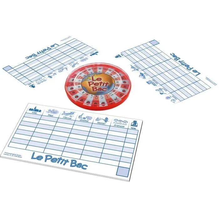 Le petit bac - Jeux de Société - SCHMIDT SPIELE - Défiez vos amis dans ce jeu de réflexion classique et amusant !-1