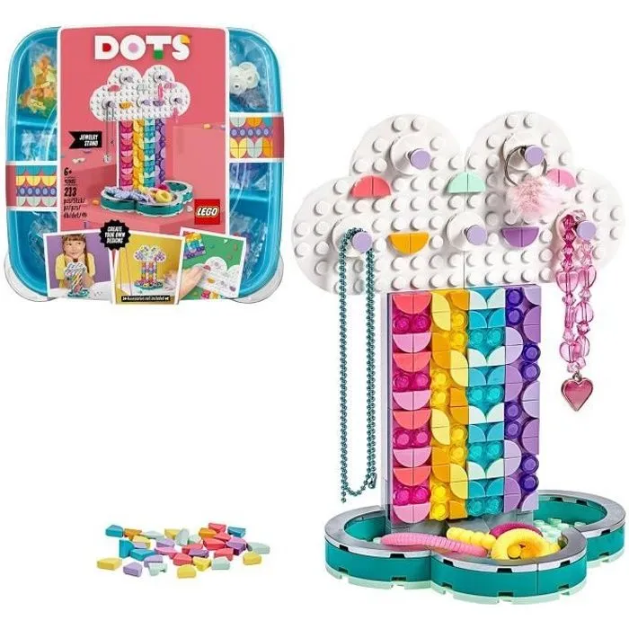 LEGO® DOTS Le porte-bijoux Arc-en-ciel-0