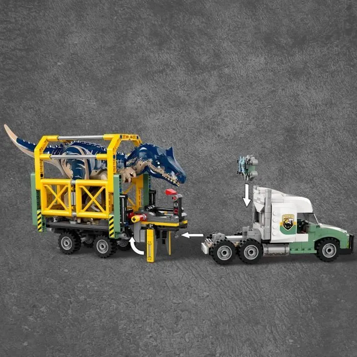 LEGO® Jurassic World 76966 Missions dinosaures : le camion de transport de l’allosaure-3