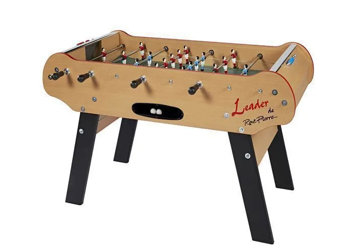 Baby Foot Leader - Fabrication française - L153 x l105 x H95 - HETRE-Noir-0