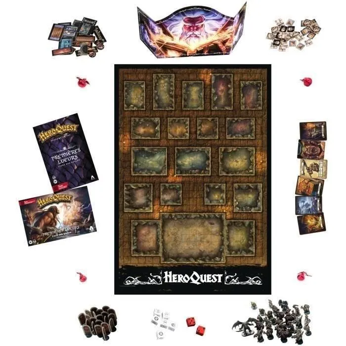 Heroquest Système de Jeu First Light, jeu de plateau, Avalon Hill-2