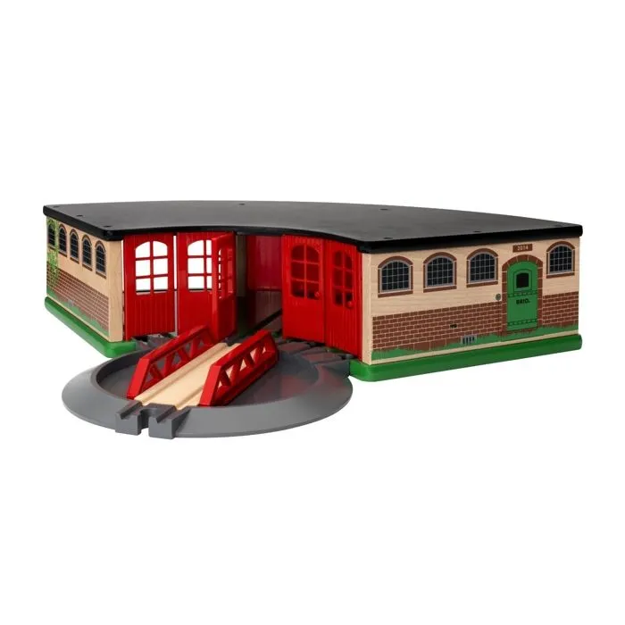 Brio World Grande Gare de Triage - Accessoire pour circuit de train en bois - Ravensburger - Mixte dès 3 ans - 33736-1